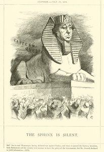 A esfinge é silenciosa de after John Tenniel