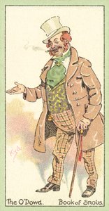 O ODowd, Livro dos Snobs (cromolitho) de after Joseph Clayton Clarke