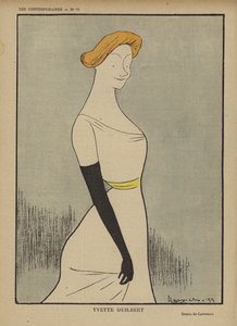 Yvette Guilbert, ilustração para o riso