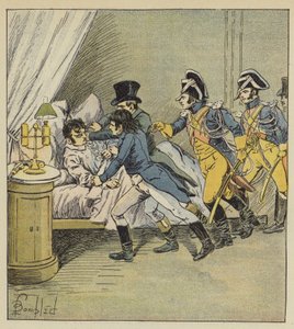 Prisão de Pichegru de after Louis Charles Bombled