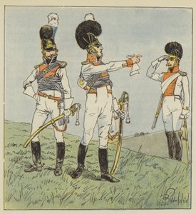 Coronel dos Cavaleiros da Luz, Oficial da Baviera, Coronel dos Dragões de after Louis Charles Bombled