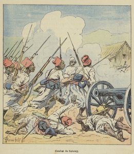 Luta de Sabotzy de after Louis Charles Bombled