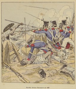 Lutando Tamatave em 1829 de after Louis Charles Bombled