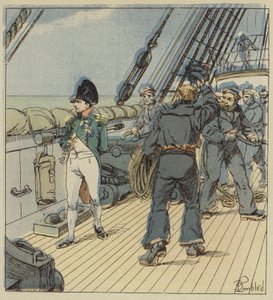 Nos primeiros dias, a tripulação mostrou uma grande curiosidade de after Louis Charles Bombled