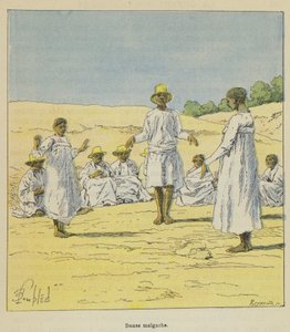 Dança malgaxe de after Louis Charles Bombled