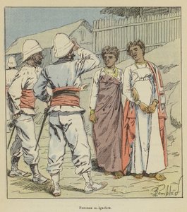 Mulheres malgaxes de after Louis Charles Bombled