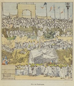 Fete du Fandroana de after Louis Charles Bombled