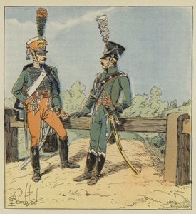 Guarda Imperial, Guarda de Honra, 1813-1814, Condestável de Ordens, 1806-1807 de after Louis Charles Bombled