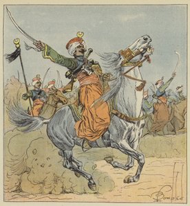 Guarda Imperial, Mameluck, Squadron Attaches ao Regimento de Caçadores de Cavalos de after Louis Charles Bombled