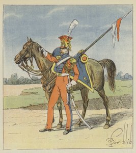 Lancer holandês, Red lancer do 2º regimento de lanceiros lanceiros da Guarda Imperial