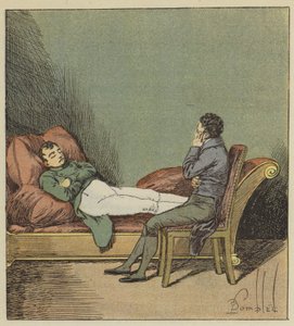 Os casos regarde para dormir Napoleão de after Louis Charles Bombled