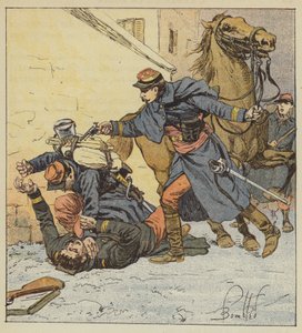 Coronel Choppin-Merey mata um soldado indisciplinado de after Louis Charles Bombled