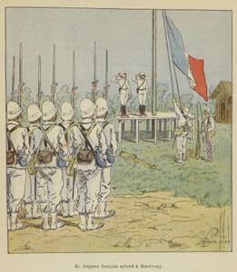 A fraternidade francesa para Marovoay de after Louis Charles Bombled