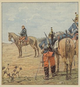 General Barry no dia anterior a Coulmiers de after Louis Charles Bombled
