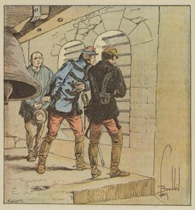 General Chanzy na Torre do Sino dos Terminers de after Louis Charles Bombled