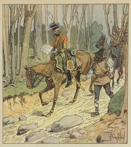 O general Stengel era um excelente oficial de hussardos de after Louis Charles Bombled