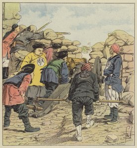 Legiões de bombardeios chineses de after Louis Charles Bombled