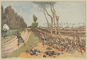 Os franceses levam embora o parque de Coulmiers de after Louis Charles Bombled