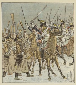 Os couraçados de Doumerc fazem 1.800 prisioneiros russos de after Louis Charles Bombled