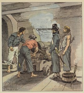 Marinheiros 1805-1815 de after Louis Charles Bombled