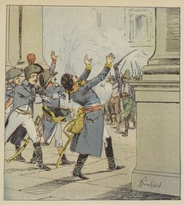 Morte de Duphot de after Louis Charles Bombled