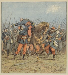 Morte do Coronel Fonlongue de after Louis Charles Bombled