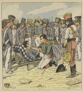 Napoleão e Marechal Lannes morrendo