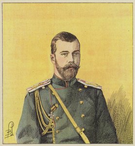 Nicolau II, imperador da Rússia de after Louis Charles Bombled