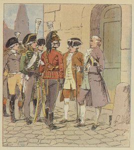 Nós éramos milhares de todas as armas, todos uniformes, todas as fileiras de after Louis Charles Bombled