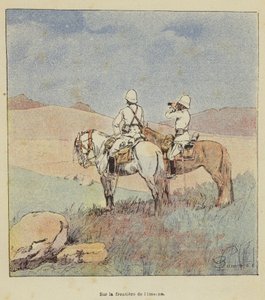 Na fronteira de Imerne de after Louis Charles Bombled