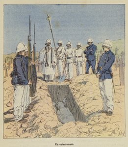 Um funeral de after Louis Charles Bombled