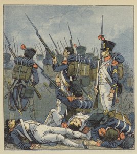 Wagram foi citado como uma batalha sangrenta de after Louis Charles Bombled