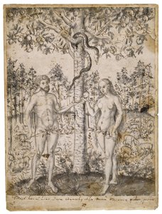 A queda do homem de after Lucas Cranach the Younger