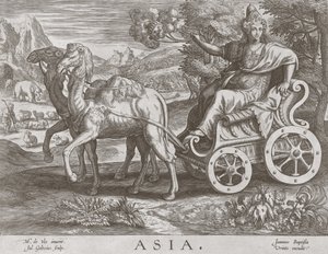 Ásia dos quatro continentes, bar. C 1588-89