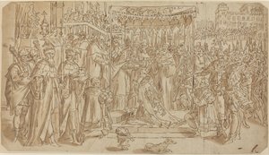 Coroação do Imperador de after Maarten de Vos
