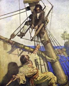 Ilustração para Treasure Island