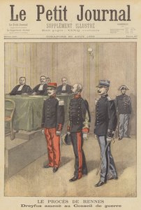 Alfred Dreyfus trouxe antes de sua segunda corte marcial em Rennes