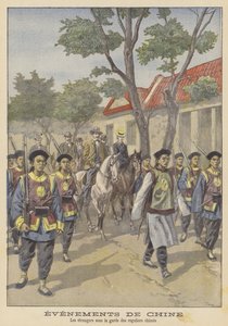 A Rebelião dos Boxers: estrangeiros sob a guarda das tropas regulares chinesas