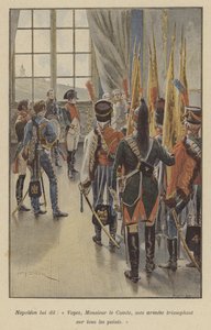 Napoleão disse: Veja, conde, meus exércitos são vitoriosos em todos os lugares.