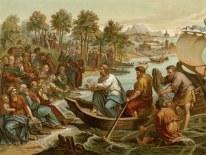 O Sermão do Navio de after Raphael