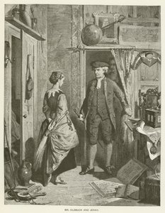 Sr. Oldbuck e Jenny de after Robert Herdman