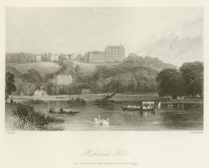 Richmond Hill, visto de uma curta distância acima da ponte