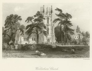 Igreja de Windlesham de after Thomas Allom
