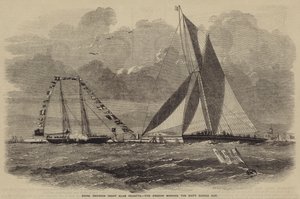 Royal Harwich Yacht Club Regatta, a Amazon ganhando a Sessenta Copa da Guiné