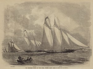 O jogo de escuna do Royal Thames Yacht Club