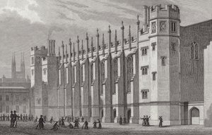 O novo salão, Hospital de Christs, 1828 de Thomas Hosmer after Shepherd