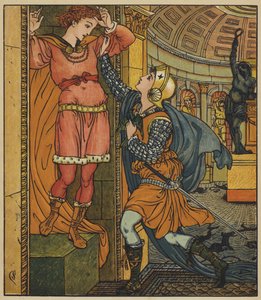 Belle-Etoile quebra o feitiço de after Walter Crane