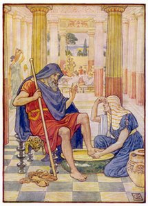 Sim, em verdade, tu és Ulisses de after Walter Crane