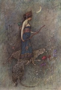 Geoffrey Chaucer, O Conto dos Monges de after Warwick Goble
