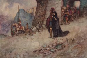 Geoffrey Chaucer, Troilus e Criseyde de after Warwick Goble